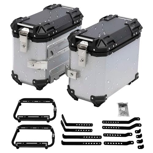 Kit 2 Baules Laterales Vetra by Gadnic 38L Aluminio Universal - 0