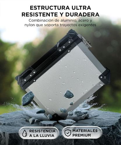 Kit 2 Baules Laterales Vetra by Gadnic 38L Aluminio Universal - 2