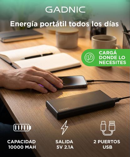 Power Banks Gadnic 10000 mAh Cargador Portable - 1