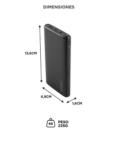 Power Banks Gadnic 10000 mAh Cargador Portable - 4