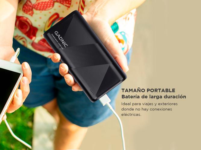 Cargador Portátil Gadnic Energy Power 22000 mAh 2 USB Carga Rápida - 2