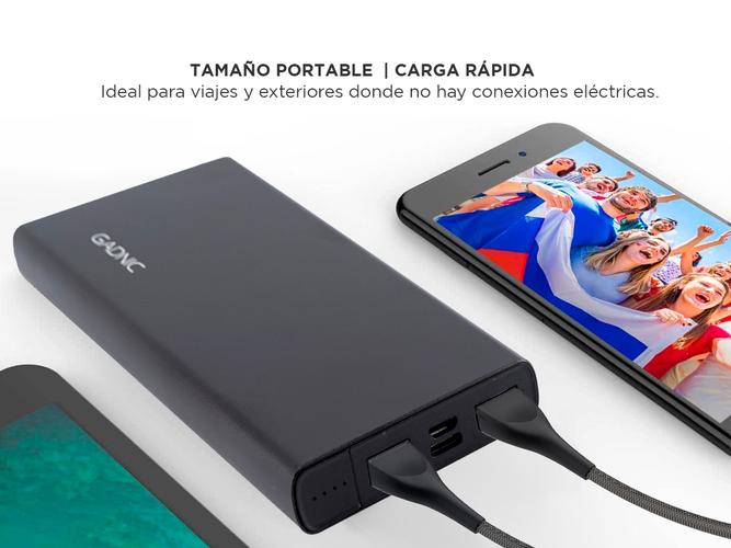 Power Bank Portatil Gadnic Metalico 15000 mAh - 3