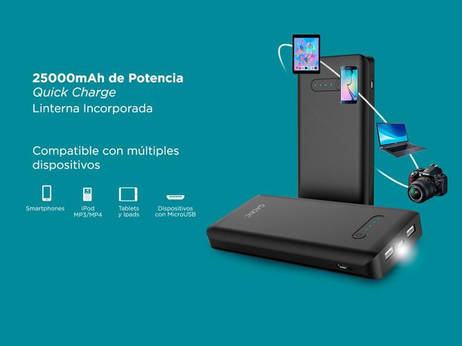 Power Bank Gadnic 25000mAh - 2