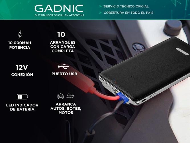 Power Bank Jump Starter 10000mah Usado - 1