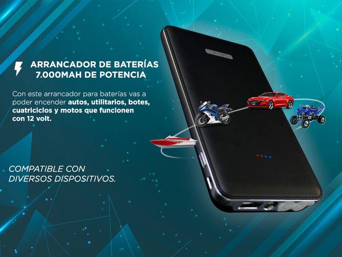 Cargador y Arrancador de Baterías 12v Gadnic Jump Starter BC40 7000 mAh Portátil - 2