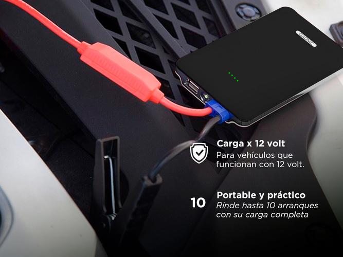 Cargador y Arrancador de Baterías 12v Gadnic Jump Starter BC40 7000 mAh Portátil - 3