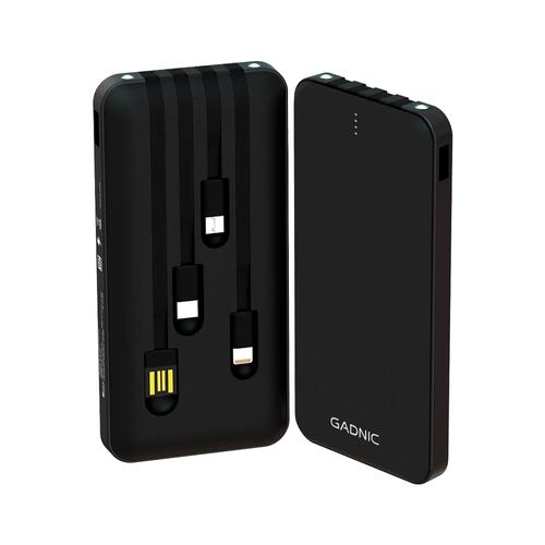 Power Bank Cargador 30000 Mah Gadnic Cable Micro Usb Tipo C iPhone - 0