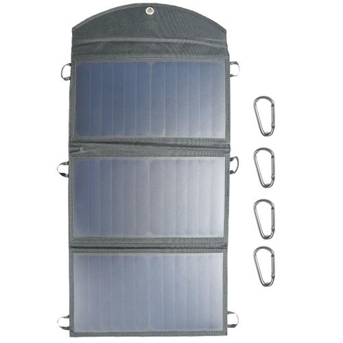 Panel Solar Plegable Portátil Gadnic Cargador USB 30w 3 Paneles  - 0