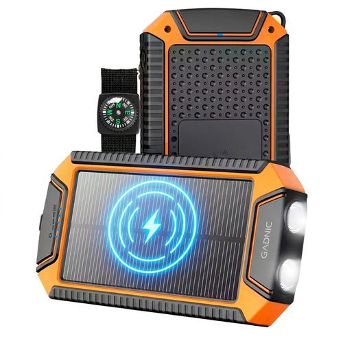 Cargador de Batería Solar Gadnic Power Bank Inalambrico  - 0