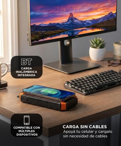 Cargador de Batería Solar Gadnic Power Bank Inalambrico  - 2