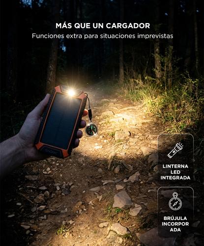 Cargador de Batería Solar Gadnic Power Bank Inalambrico  - 4