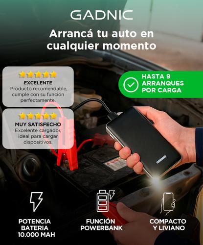 Power Bank Jump Starter Gadnic 10000 mAh 12 V Mini  - 1