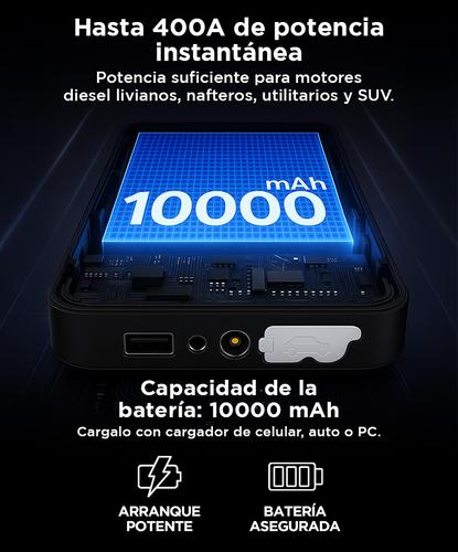 Power Bank Jump Starter Gadnic 10000 mAh 12 V Mini  - 3