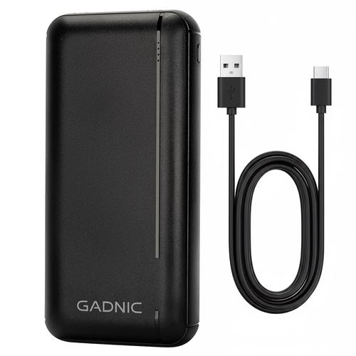 Cargador Portátil Gadnic 25000 mAh Carga Rápida 2 USB - 0