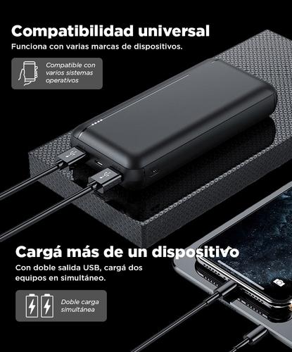 Cargador Portátil Gadnic 25000 mAh Carga Rápida 2 USB - 2