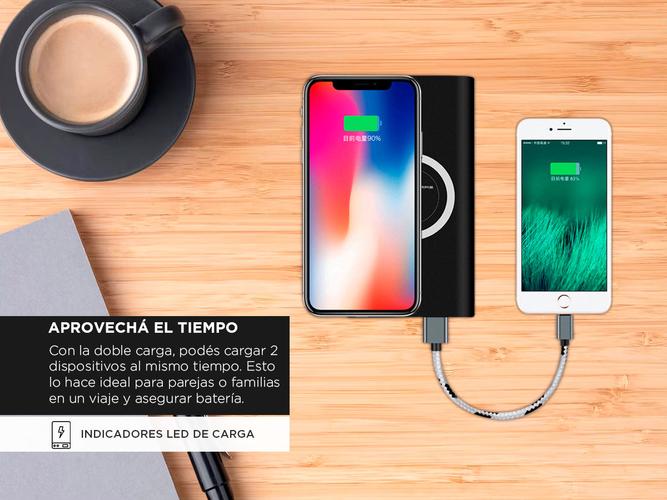 Power Bank Gadnic 10000 mAh con Doble Carga y Carga Rápida - 3