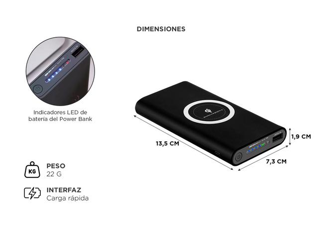 Power Bank Gadnic 10000 mAh con Doble Carga y Carga Rápida - 4