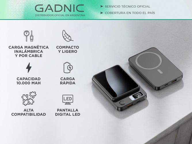 Cargador Portátil Gadnic Powerbank 10000 Mah - 1