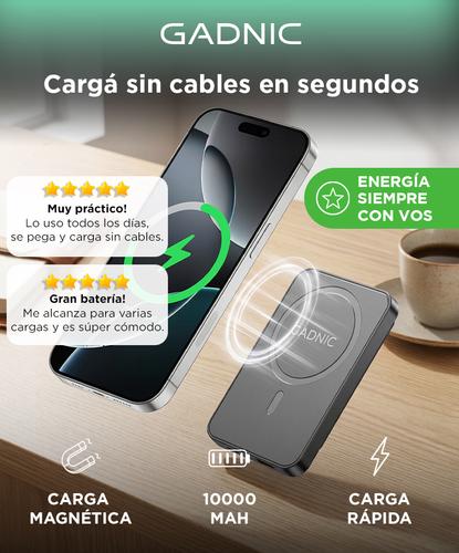 Cargador Portátil Gadnic Powerbank Outlet - 1