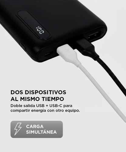 Cargador Portátil Gadnic BC-19 15000 mAh Carga Rápida USB C - 2
