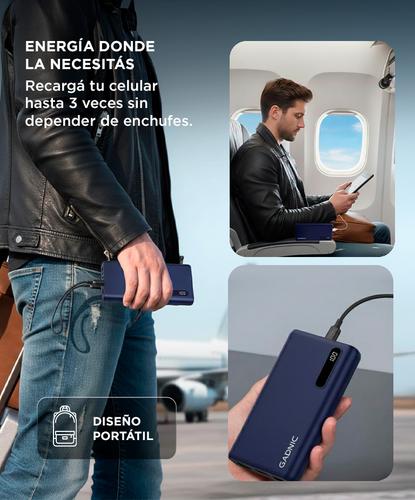 Cargador Portátil Gadnic BC-19 15000 mAh Carga Rápida USB C - 3