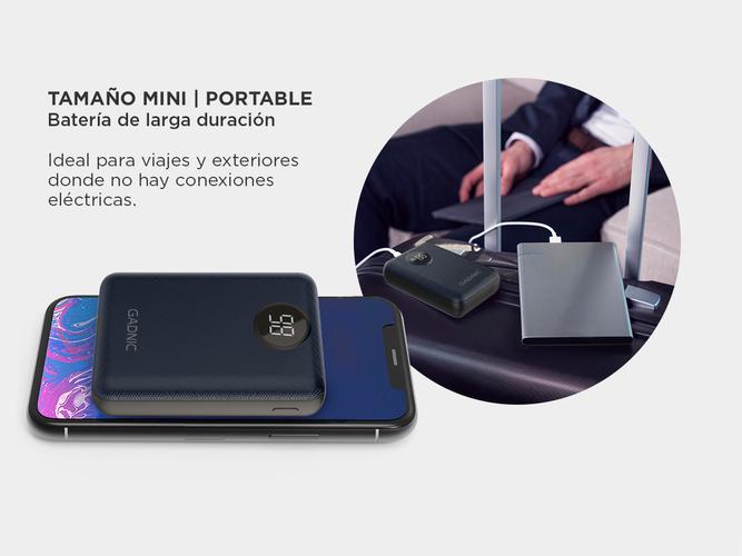 Cargador Portátil Gadnic 18000 mAh Carga Rápida 2 USB - 2