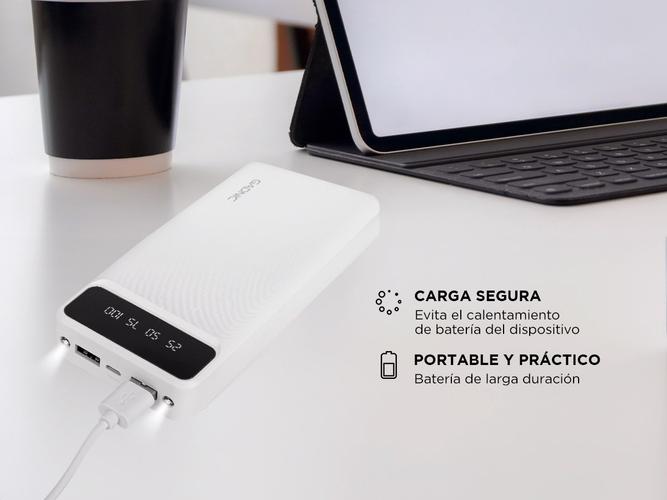 Cargador Portátil Gadnic K43 20000 mAh 1 puerto USB  Display - 3