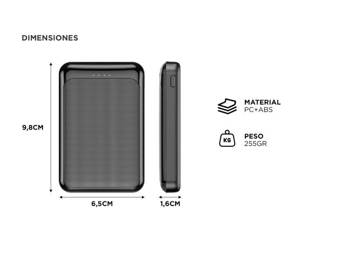 Power Bank Gadnic 10000mah Cargador Portatil Type C Usb - 4