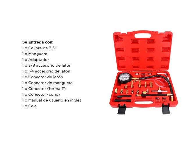 Bomba De Combustible Probador Manómetro Gadnic BCB1 - 5