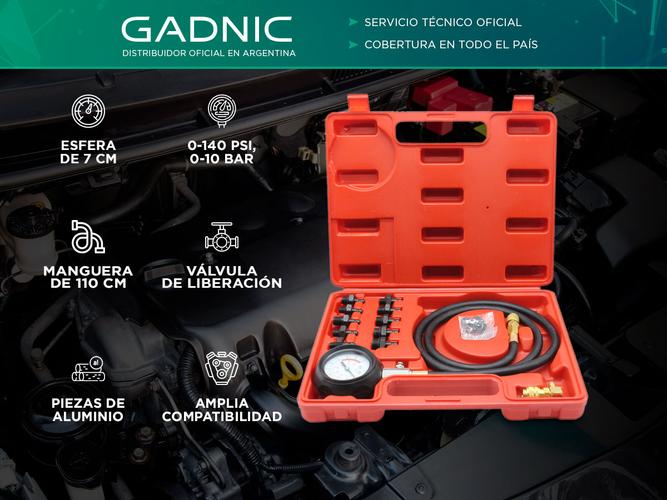 Manómetro de presión  Gadnic de 140 PSI - 1