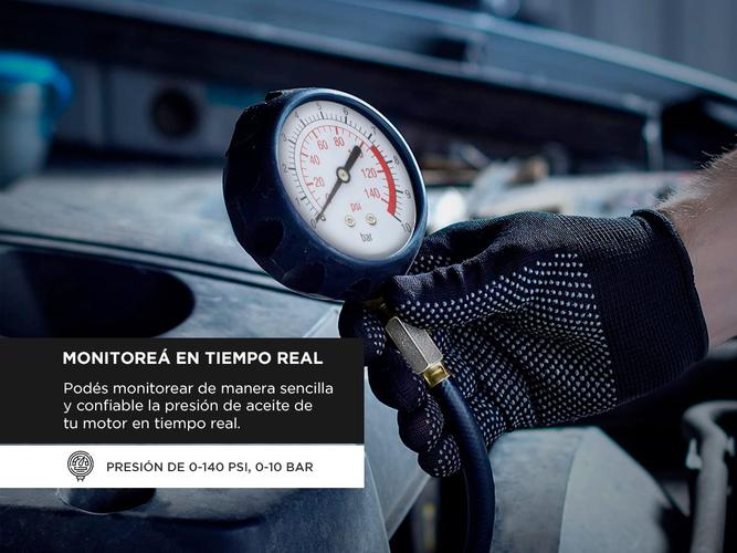Manómetro de presión  Gadnic de 140 PSI - 2