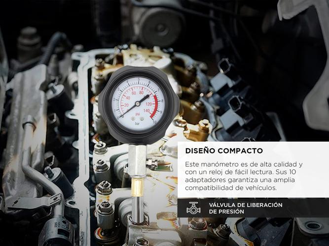 Manómetro de presión  Gadnic de 140 PSI - 3