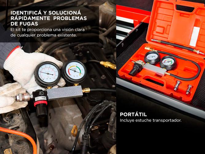 Compresometro medidor de nafta Gadnic 0 a 100 PSI - 2