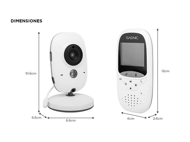 Baby Monitor Gadnic BMG89 Con Visión Nocturna - 5