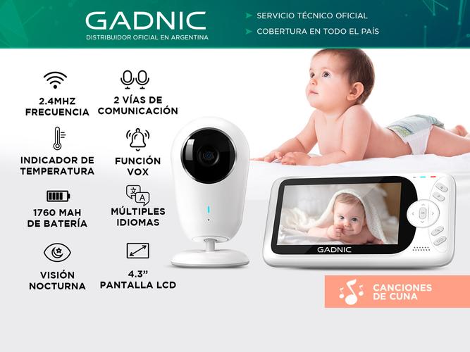 Baby Monitor Gadnic BMG90 Con Visión Nocturna - 1