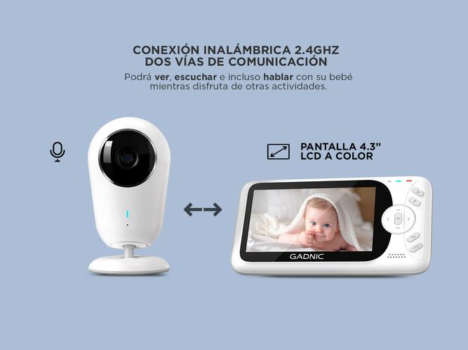 Baby Monitor Gadnic BMG90 Con Visión Nocturna - 2