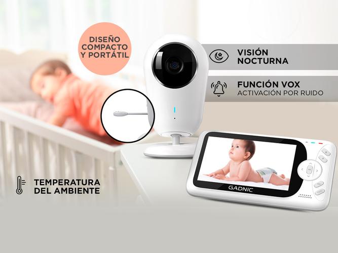 Baby Monitor Gadnic BMG90 Con Visión Nocturna - 3