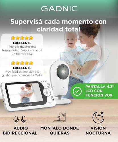 Baby Monitor Gadnic BMG90 Con Visión Nocturna - 1