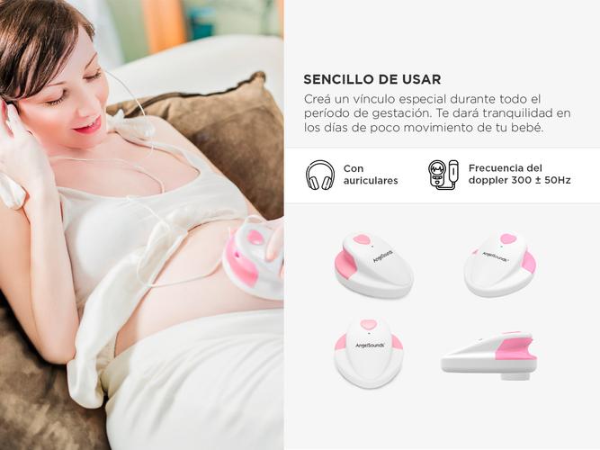 Monitor Fetal Prenatal Angel Sounds JPD-100SX Doppler Frecuencia Cardíaca - 3