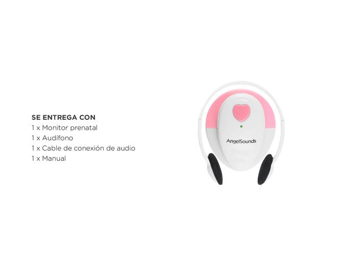 Monitor Fetal Prenatal Angel Sounds JPD-100SX Doppler Frecuencia Cardíaca - 5