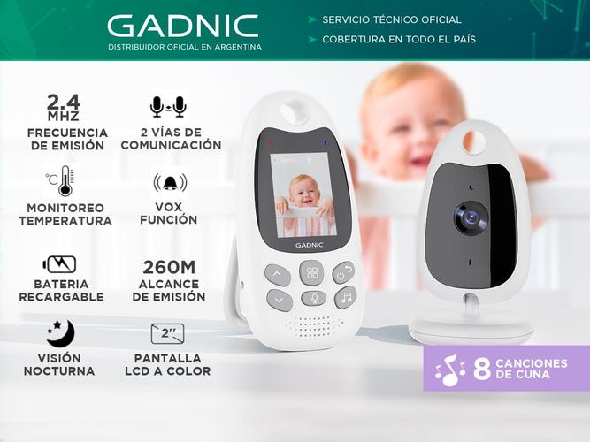 Baby Call Camara Monitor Seguridad Bebes Intercomunicador - 1