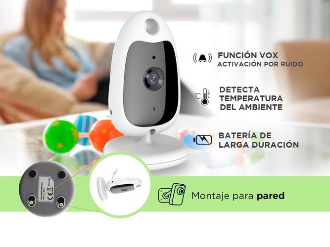Baby Call Camara Monitor Seguridad Bebes Intercomunicador - 4