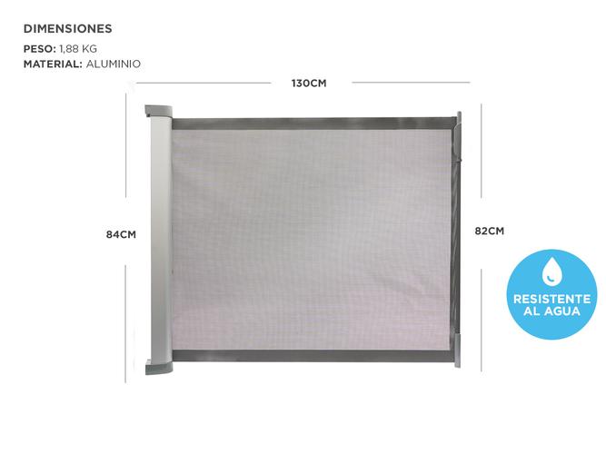 Puerta De Seguridad Retractil Gadnic Bebes - 4