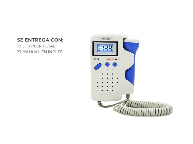 Doppler Fetal Jumper JPD-100B 2.5 Mhz Portatil Pantalla LCD  - 5