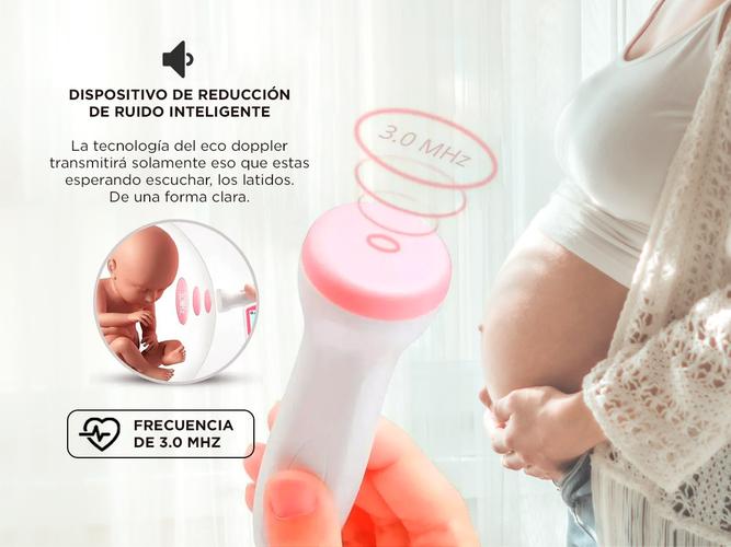 Eco Doppler Fetal Gadnic Portatíl Con Reducción de Sonido Inteligente 3.0mhz - 2