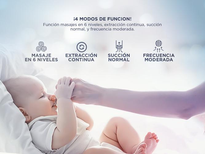 Sacaleche Eléctrico Doble Capacidad Mawe By Gadnic Extractor de Leche Materna  - 4