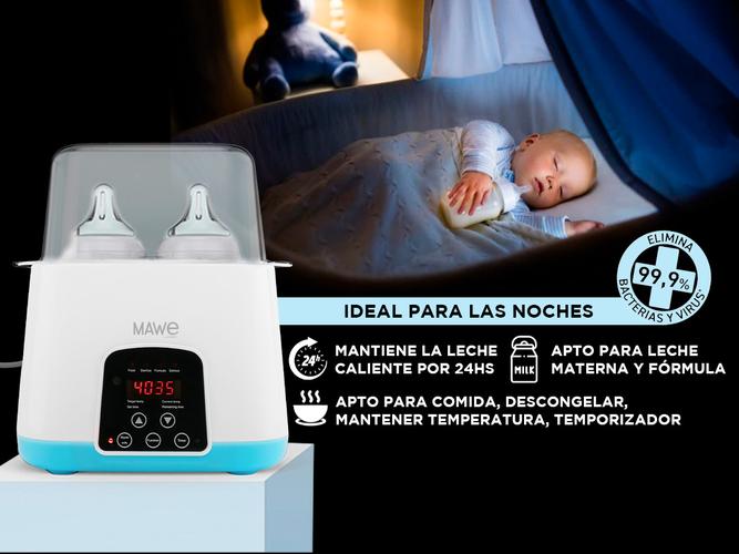  Esterilizador de Biberones Mawe By Gadnic Con Calentador Rápido - 2