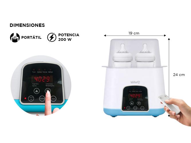  Esterilizador de Biberones Mawe By Gadnic Con Calentador Rápido - 4
