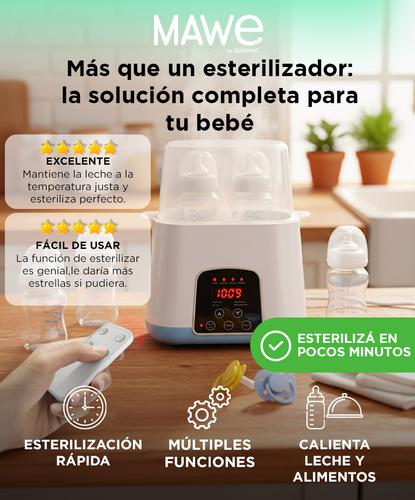  Esterilizador de Biberones Mawe By Gadnic Con Calentador Rápido - 1