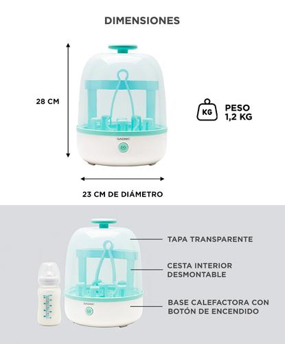 Esterilizador de Mamaderas Mawe By Gadnic Eléctrico A Vapor  - 5